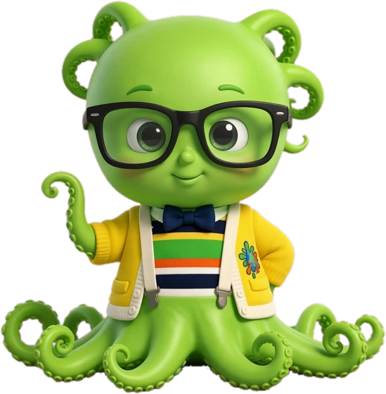 TentaDev, the nerdy dev octopus